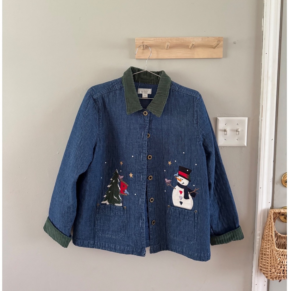 VTG Christopher & Banks denim chore jaket
